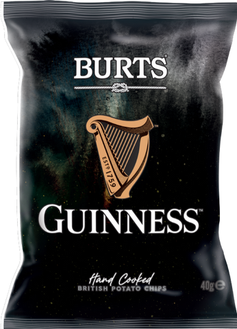 BURTS Potato Chips - Guinness 40g (Pack of 20)