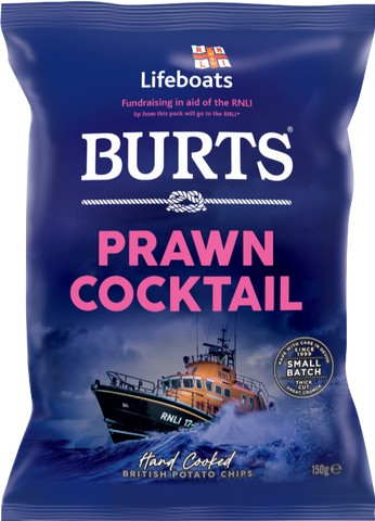 BURTS Potato Chips - Prawn Cocktail 150g (Pack of 10)