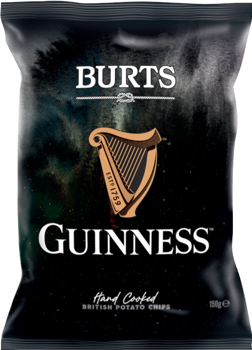 BURTS Potato Chips - Guinness Flavour 150g (Pack of 10)