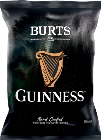 BURTS Potato Chips - Guinness Flavour 150g (Pack of 10)