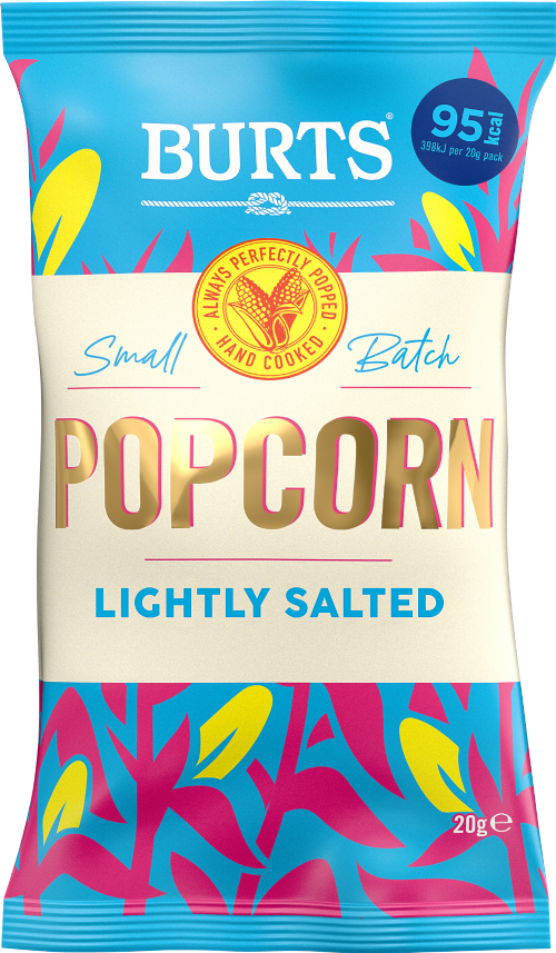 BURTS Popcorn - Lightly Salted 20g (Pack of 24)