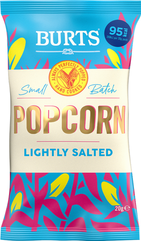 BURTS Popcorn - Lightly Salted 20g (Pack of 24)