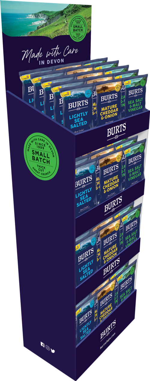 BURTS Floor Standing Display Unit (Pack of 1)