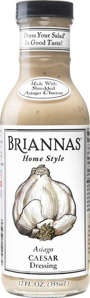 BRIANNAS Home Style Asiago Caesar Dressing 355ml (Pack of 6)