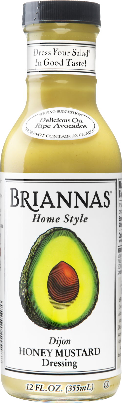 BRIANNAS Home Style Dijon Honey Mustard Dressing 355ml (Pack of 6)