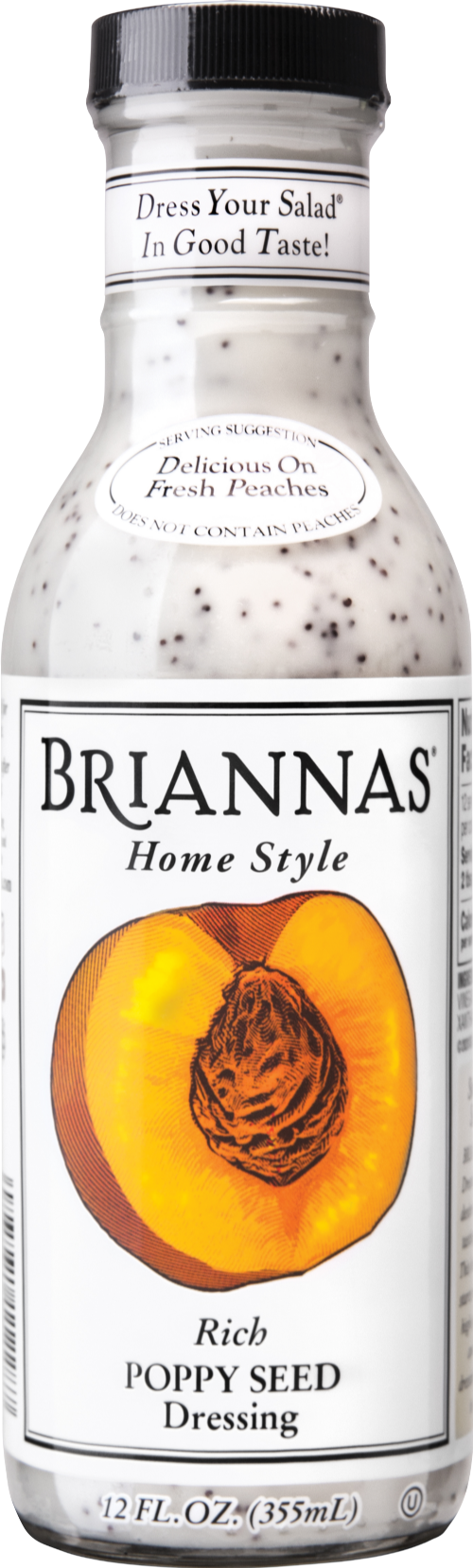 BRIANNAS Home Style Rich Poppy Seed Dressing 355ml (Pack of 6)