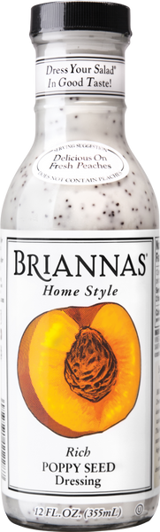 BRIANNAS Home Style Rich Poppy Seed Dressing 355ml (Pack of 6)