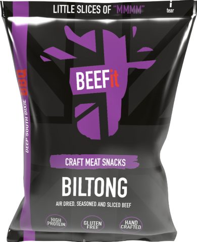 BEEFIT Deep South Dixie Barbecue Biltong 30g (Pack of 12)