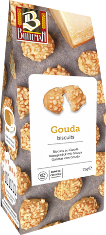 BUITEMAN Gouda Crumbles 75g (Pack of 8)