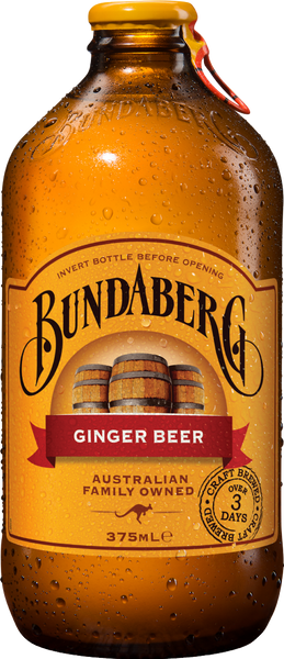 BUNDABERG Australian Ginger Beer 375ml (Pack of 12)