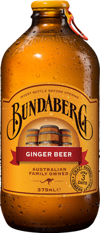 BUNDABERG Australian Ginger Beer 375ml (Pack of 12)