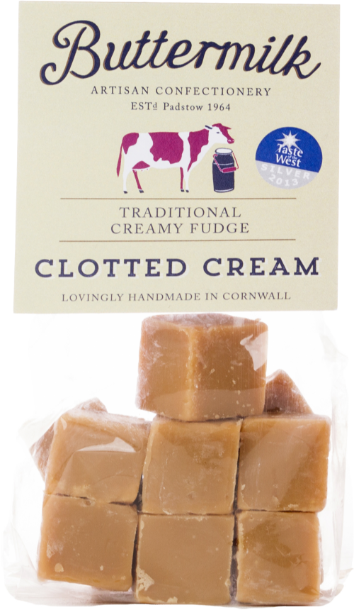 BUTTERMILK Clotted Cream Fudge 175g (Pack of 16)