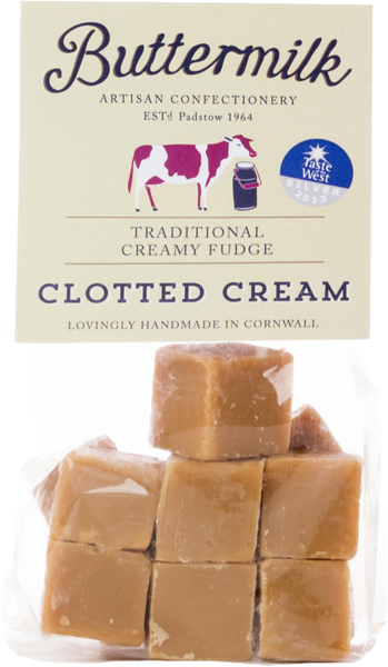 BUTTERMILK Clotted Cream Fudge 175g (Pack of 16)