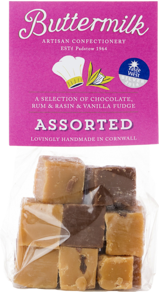 BUTTERMILK Assorted Fudge 175g (Pack of 16)