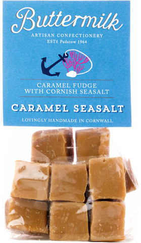 BUTTERMILK Caramel Seasalt Fudge 175g (Pack of 16)