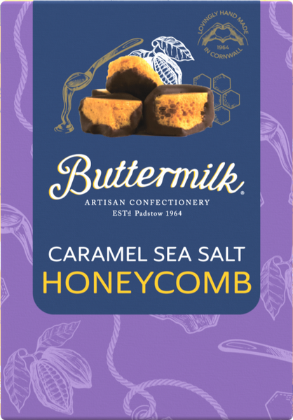 BUTTERMILK Caramel Sea Salt Honeycomb 150g (Pack of 6)