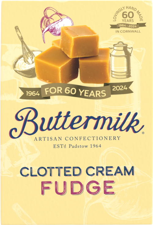 BUTTERMILK Clotted Cream Fudge 150g (Pack of 6)