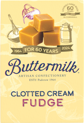 BUTTERMILK Clotted Cream Fudge 150g (Pack of 6)