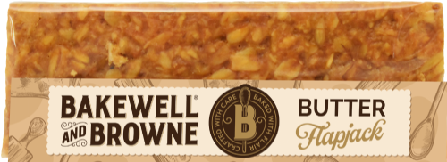 BAKEWELL & BROWNE Butter Flapjack 80g (Pack of 15)