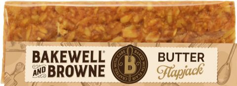 BAKEWELL & BROWNE Butter Flapjack 80g (Pack of 15)