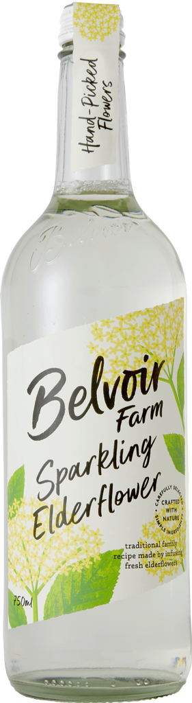 BELVOIR Sparkling Elderflower 75cl (Pack of 6)