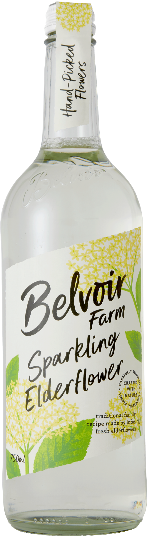 BELVOIR Sparkling Elderflower 75cl (Pack of 6)