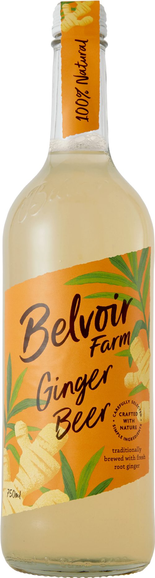 BELVOIR Ginger Beer 75cl (Pack of 6)