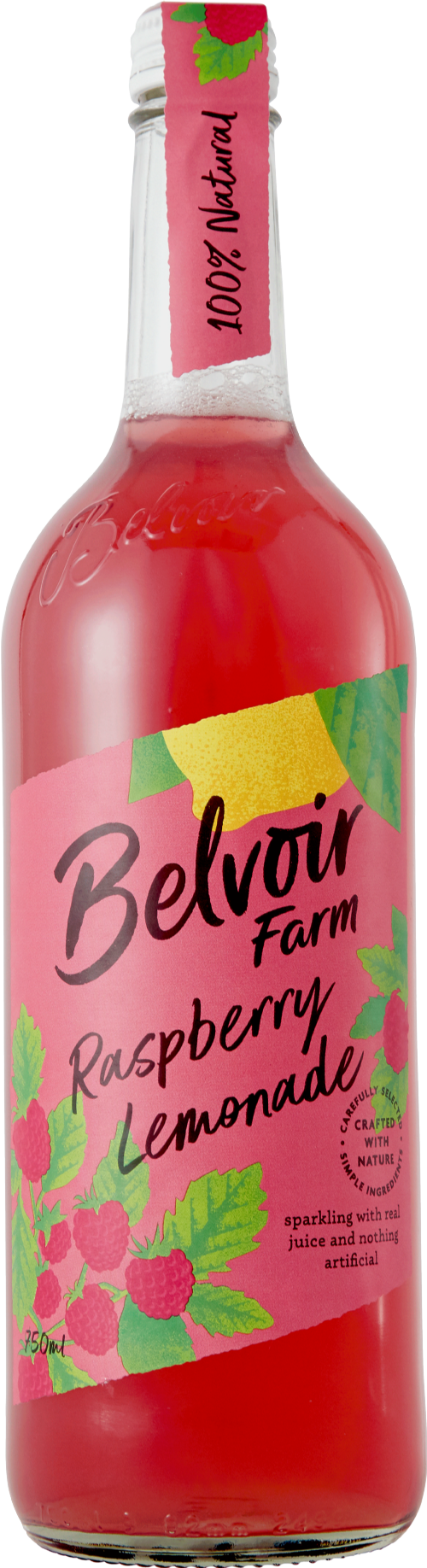 BELVOIR Raspberry Lemonade 75cl (Pack of 6)