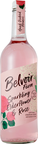 BELVOIR Sparkling Elderflower & Rose 75cl (Pack of 6)