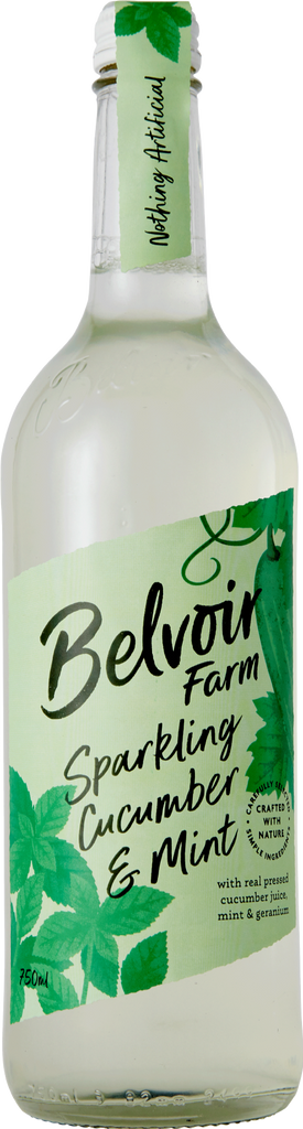 BELVOIR Sparkling Cucumber & Mint 75cl (Pack of 6)