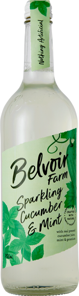 BELVOIR Sparkling Cucumber & Mint 75cl (Pack of 6)