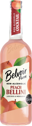 BELVOIR Non-Alcoholic Peach Bellini 75cl (Pack of 6)