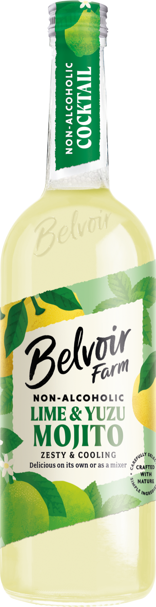 BELVOIR Non-Alcoholic Lime & Yuzu Mojito 75cl (Pack of 6)