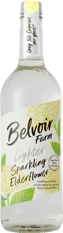 BELVOIR Lighter Sparkling Elderflower 75cl (Pack of 6)