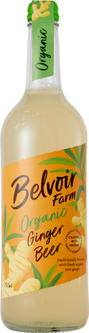 BELVOIR Organic Ginger Beer 75cl (Pack of 6)