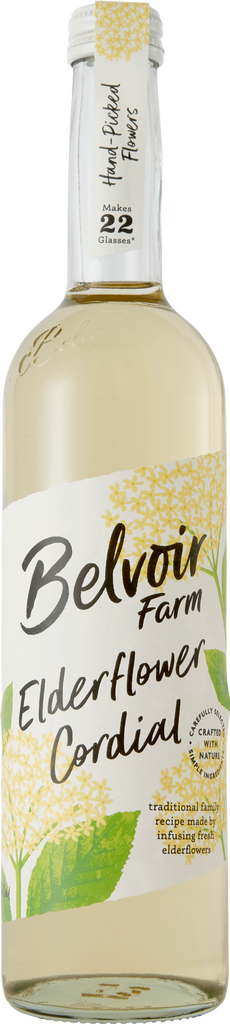 BELVOIR Elderflower Cordial 50cl (Pack of 6)