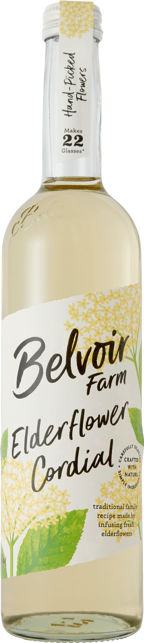 BELVOIR Elderflower Cordial 50cl (Pack of 6)
