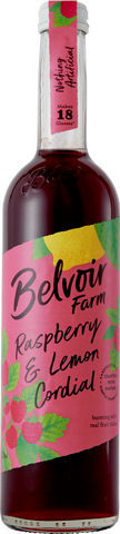 BELVOIR Raspberry & Lemon Cordial 50cl (Pack of 6)