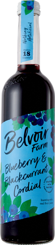 BELVOIR Blueberry & Blackcurrant Cordial 50cl (Pack of 6)