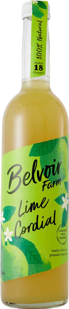 BELVOIR Lime Cordial 50cl (Pack of 6)