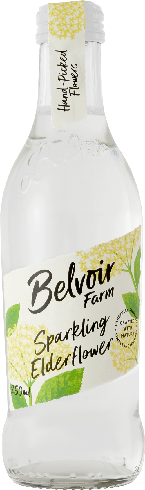 BELVOIR Sparkling Elderflower 25cl (Pack of 12)