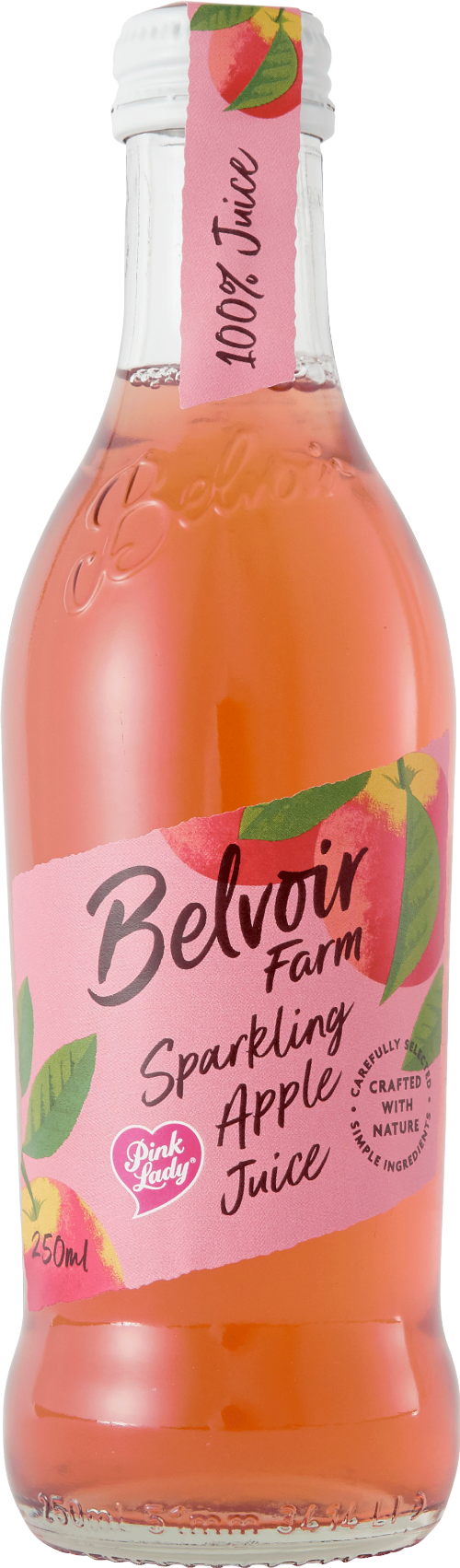 BELVOIR Sparkling Pink Lady Apple Juice 25cl (Pack of 12)