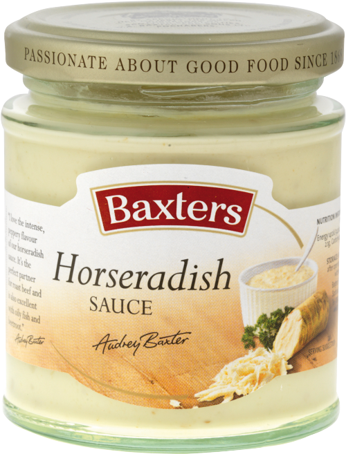 BAXTERS Horseradish Sauce 170g (Pack of 6)