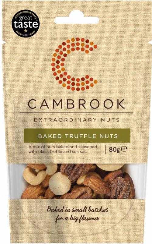 CAMBROOK Baked Truffle Nuts 80g (Pack of 9)