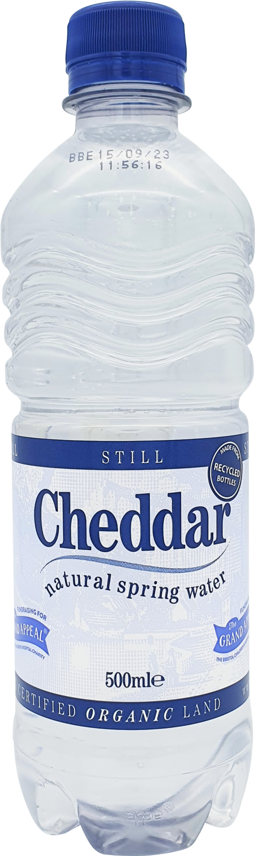 CHEDDAR Natural Spring Water - Still PET 500ml (Pack of 24)