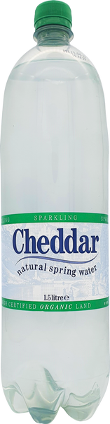 CHEDDAR Natural Spring Water - Sparkling PET 1.5L (Pack of 6)
