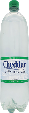 CHEDDAR Natural Spring Water - Sparkling PET 1.5L (Pack of 6)