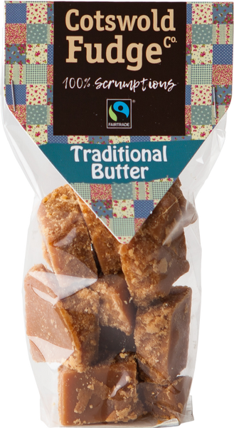 COTSWOLD FUDGE CO. Traditional Butter Fudge 150g (Pack of 12)