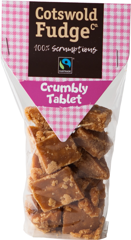 COTSWOLD FUDGE CO. Crumbly Tablet 150g (Pack of 12)