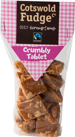 COTSWOLD FUDGE CO. Crumbly Tablet 150g (Pack of 12)